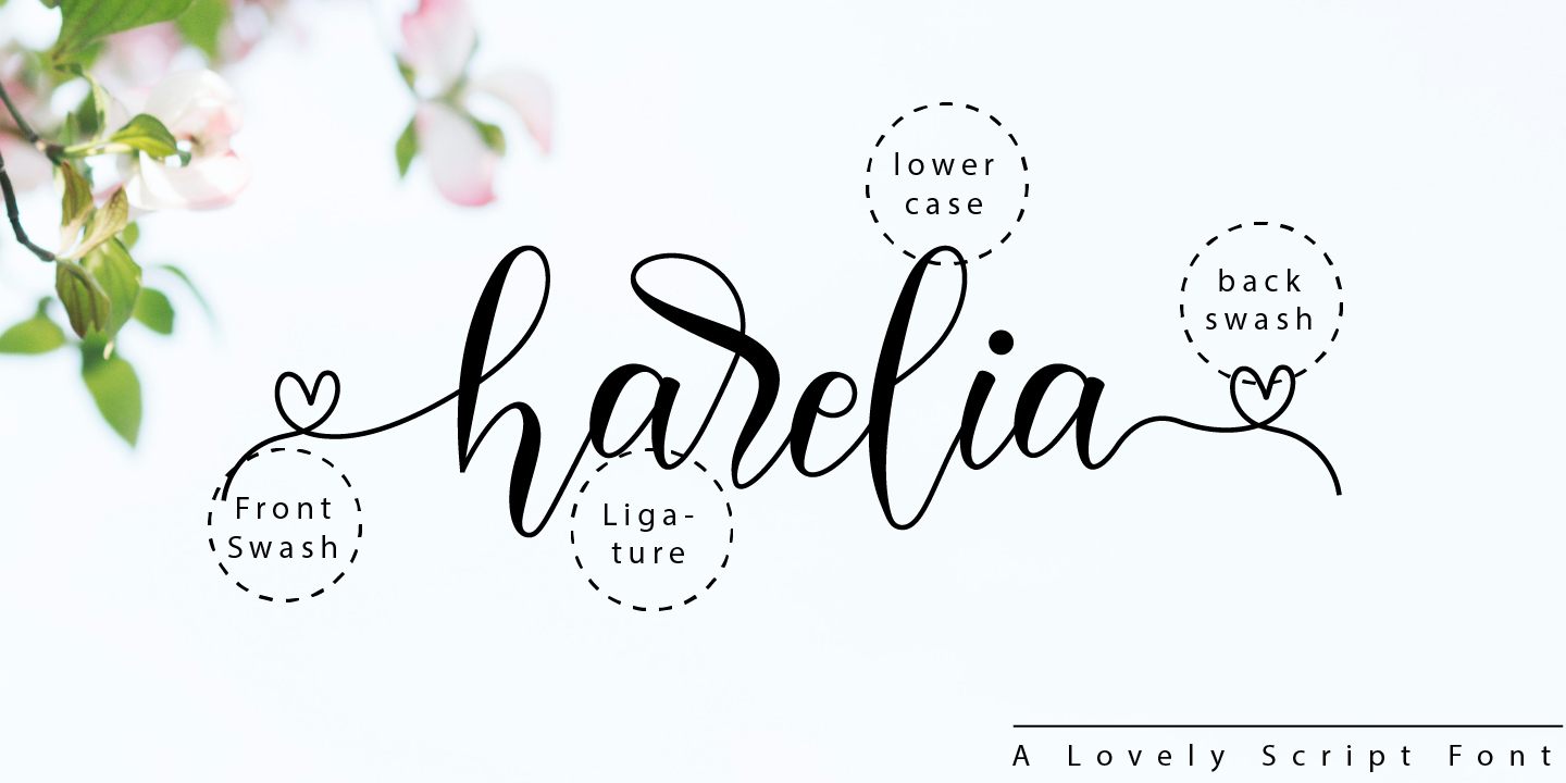 Beispiel einer Harelia-Schriftart #4